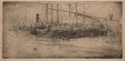 Liuku Cuyahoga-jokea pitkin, 1887.