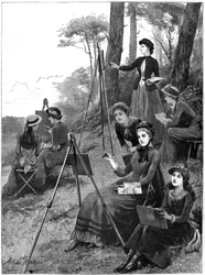 Naisten luonnoskerho, 1885.