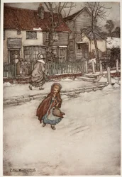 Tietyt keksien valmistajat ovat menneet niin pitkälle, että ovat painaneet hänen kuvansa uudenvuoden kakkuihinsa: Washington Irvingin Rip Van Winklen pubista. 1910