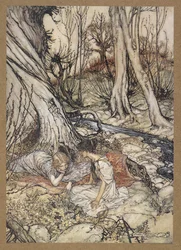 ... Missä usein sinä ja minä teeskentelemällä esikoisen silmuja tapaamme valehdella, tyhjentäen povemme heidän neuvoistaan. Hermia ja Helena. Kohtaus Kesäyön unelmasta.