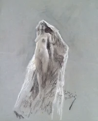 Spirit of the Peak, n. 1890 (pastelli siniselle paperille)