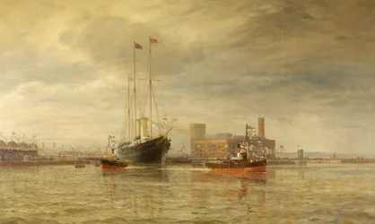 Royal Edward Dockin avajaiset, Avonmouth, 9. heinäkuuta