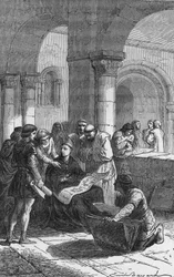 Abbé Suger ryhtyi jälleenrakentamaan Saint Denisin luostarikirkkoa.