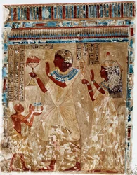 Egyptin taide: loma-asut. College simile alkaen hauta Nefer-Hotep a thebesin