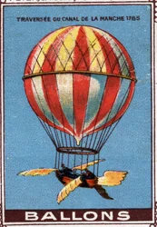 Ilmapallo Kanaalin kanavan ylityksen aikana