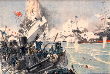 Tsushiman taistelu, Venäjän-Japanin sota - Venäjän-Japanin sota: Tsushiman meritaistelu, "The Little Journal" 11/6/1905.
