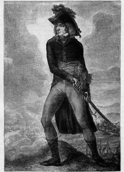 Bernadotte Kaarle XIV (1763-1844) Ruotsin ja Norjan kuningas (1818-44) - Kaarle XIV (Jean de Suede) (Jean Baptiste Bernadotte) (1763-1844) - muotokuva Hilaire Ledrun maalauksesta.