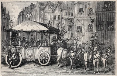 Henrik IV:n kuolema: François Ravaillacin suorittama Henrik IV:n salamurha 14. toukokuuta 1610 - François Ravaillacin suorittama Henrik IV:n salamurha Rue de la Ferronneriella 14. toukokuuta 1610