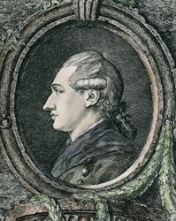 GOETHE, Johann Wolfgang von (1749-1832). Saksalainen humanisti ja kirjailija. Etsaus.