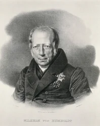 HUMBOLDT, Wilhem von (1767-1835). Saksalainen valtiomies ja filosofi. Litografia.