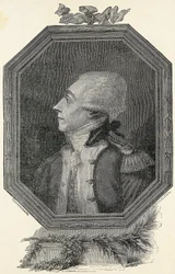 Lafayette, Marie Joseph Gilbert Motie Motier, markiisi (1757-1834). Ranskalainen aristokraatti ja sotilas, liberaali aatemaailma. Etsaus