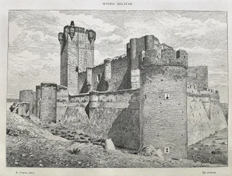 Medina del Campo. Motan linna. Kaiverrus. ESPANJA. ARAGON. Zaragoza. Yleinen sotilasakatemia