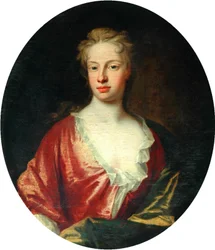 Rouva Jonathan Hall (öljy kankaalle)