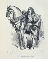 Muotokuva Ludvig II Bourbonista, Condén prinssistä (tunnettu nimellä Le Grand Condé) (Bourbon-Conde)