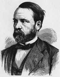 Ranskalaisen kemistin ja biologin Louis Pasteurin muotokuva .