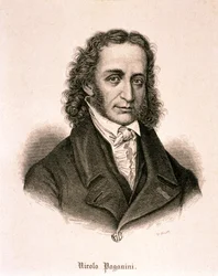 Muotokuva Niccolo Paganini (etsaus)