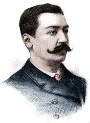 Ranskalaisen maantieteilijän ja kasvitieteilijän prinssi Roland Bonaparten (1858-1924) muotokuva.