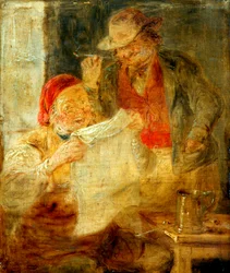 Sanomalehti (öljy paneelille)
