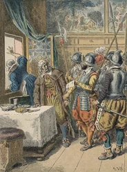 Pierre Brousselin (1575 - 1654) pidättäminen vuonna 1648 Itävallan Annen käskystä, mikä aiheutti kansan helpotuksen (barrikadien päivät) ja Fronde-joukkojen toiminnan.