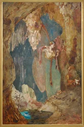 Pandora (maalaus puulle)