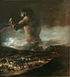 Colossus (kutsutaan myös Colosoksi tai jättiläiseksi) (öljy kankaalle