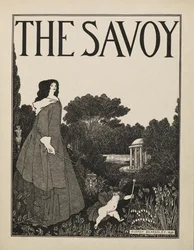 "The Savoy"-lehden nro 1 kansisuunnittelu viidenkymmenen piirustuksen kirjasta