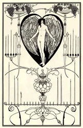 Kuvitus Marc-André Raffalovichin teokseen The Mirror of Love, 1895