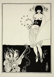 Vatsatanssi, Oscar Wilden (1854-1900) "Salomesta" 1893 (rivipainatus)