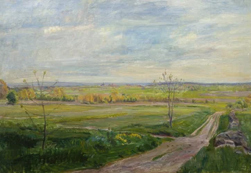 Maisema Eidsbergin kirkossa