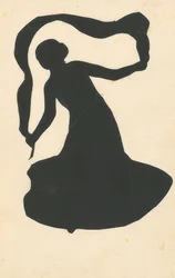 Nainen nauhalla. 1907/08