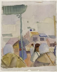 Markkinat Tunis II:ssa, 1914