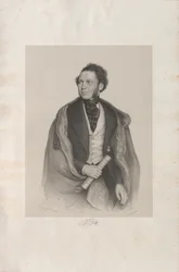 Muotokuva säveltäjästä ja kapellimestari Gottfried von Preyerista 1807-1901, 1845.