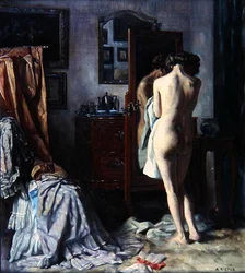 Buduaari, n. 1910 (öljy kankaalle)