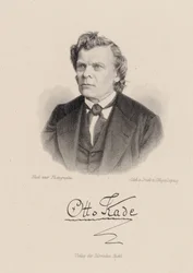 Säveltäjä Otto Kaden muotokuva 1819-1900.
