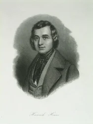 Runoilija Heinrich Heinen muotokuva 1797-1856, 1842