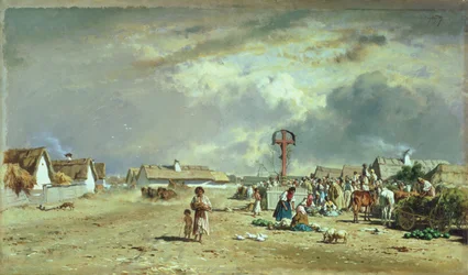 Markkinat Szolnokissa, Unkarissa