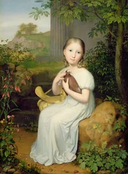 Kreivitär Louise Bosen muotokuva lapsena, 1820