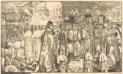 Corpus Christi -kulkue Nantesissa Fete Dieu -kulkue Nantesissa, 1901.