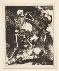 Death and Discord will Rain on the Earth, elokuvasta The War of 1914, ensimmäinen sarja, nro. 7