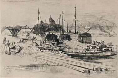 Julkinen kaatopaikka, Station Quay, 1915