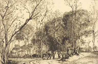 Kesä Saint-Martinissa, menneet häät Ete de la Saint-Martin, la noce qui passe, 1908.