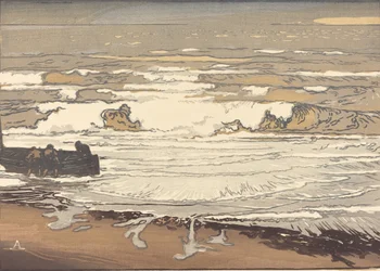 Unfurled Waves, syyskuun tulva, 1901 Les Vagues deferlent, 1901.