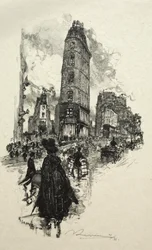 Moon Streetin kulma, 1890.