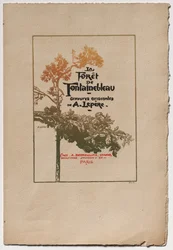 Fontainebleaun metsä: Fontainebleaun metsän mainos La Forêt de Fontainebleau, 1890.