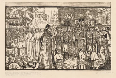 Corpus Christi -kulkue Nantesissa, 1901.