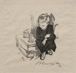 Lapsella on poika, 1889.