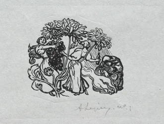 Pariisin almanakka, 1897: loppuvinjetti, syksy, 1897.