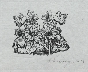 Pariisin almanakka, 1897: loppuvinjetti, kesä, 1897.