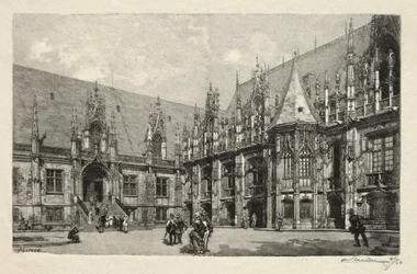 Kuvitettu Rouen: Oikeuspalatsi, 1896.