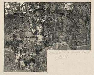 Metsästys Mont Gérardissa.